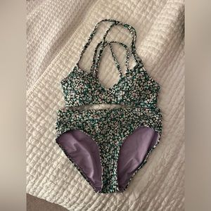 Athleta Camo Floral Gables XS Bikini